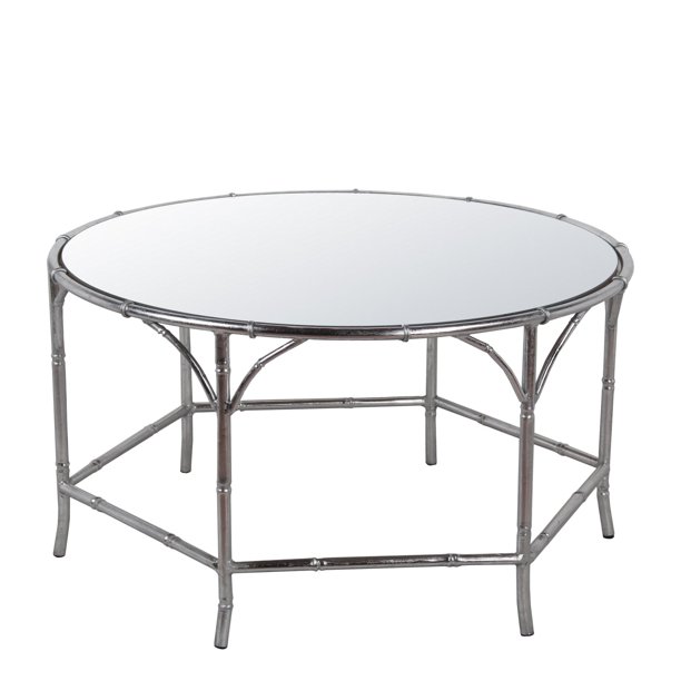 Privilege International Metal And Glass Coffee Table Walmart Com Walmart Com