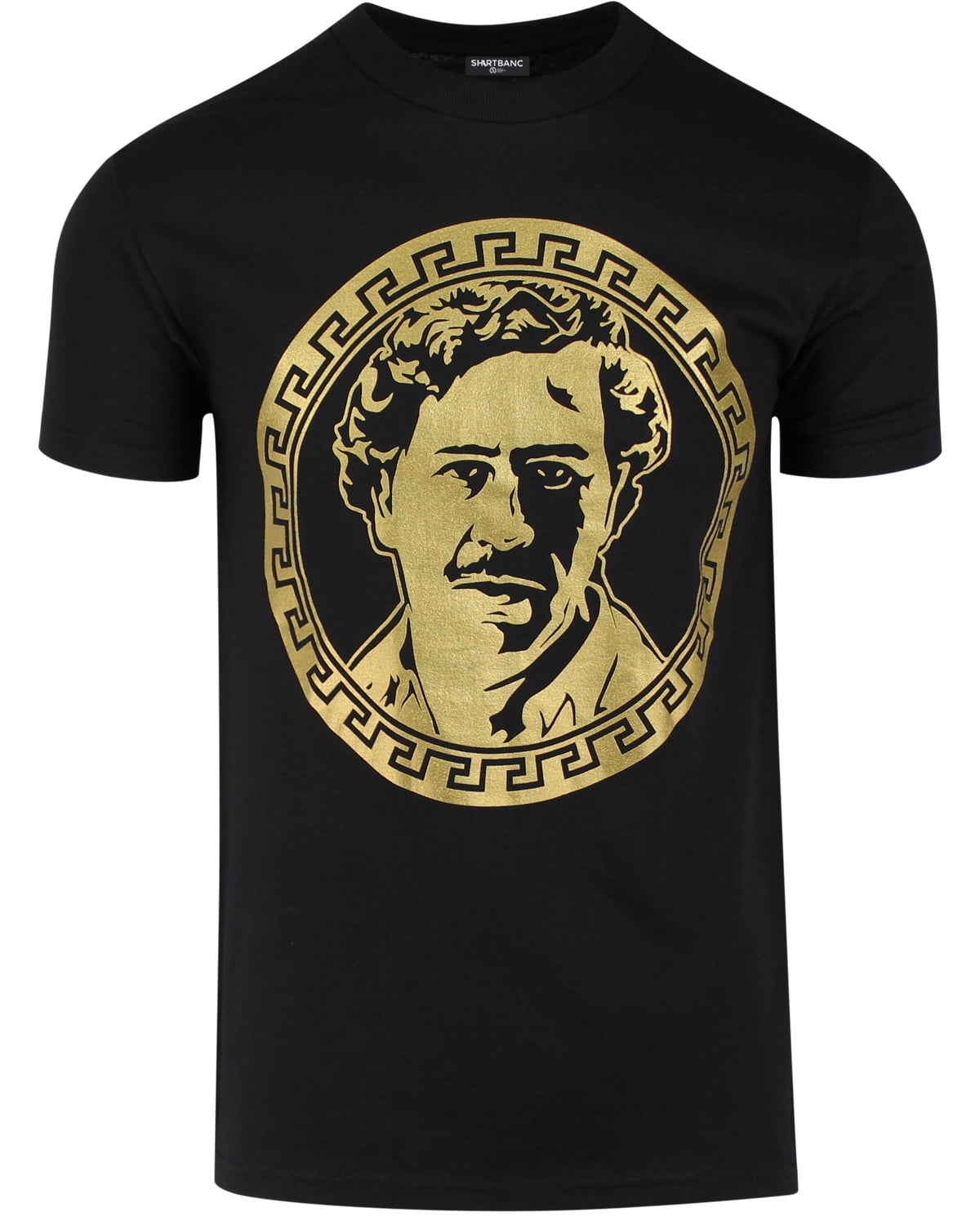 ShirtBANC - ShirtBANC Brand Pablo Escobar Gold Print Esco Tee (Pablo Gold Shirt, 3XL) - Walmart 