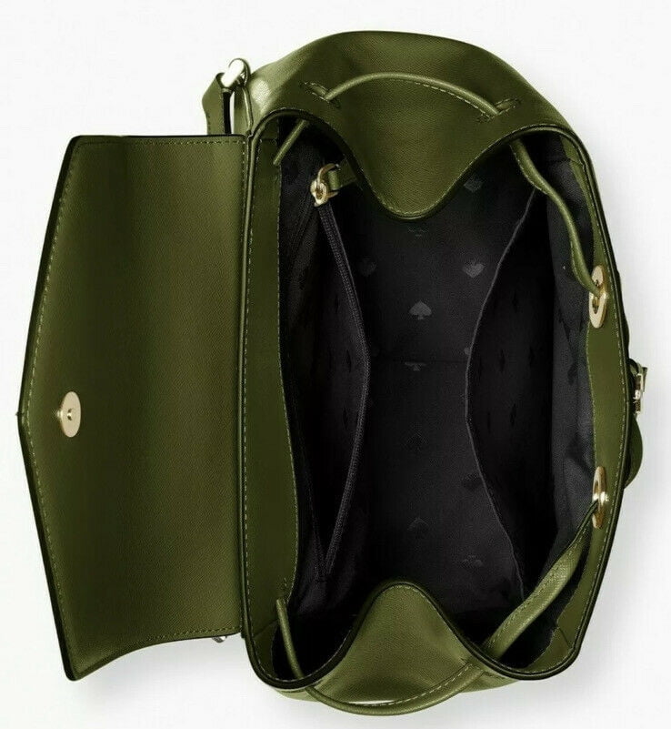 Kate Spade Lizzie Saffiano Leather Medium Flap Backpack  display picture 3