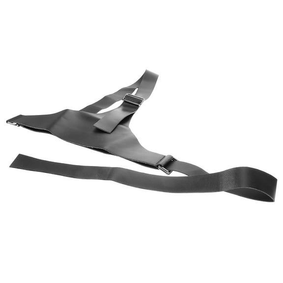 Worgeous 1Pack One-Shoulder Strap Waistband Black Leather for Waist Belt and Photograph Women