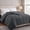 Grey, variant on Bedding Comforter Down Alternative Queen Size, Cooling Duvet Insert with Corner Tabs and Box Stitched, Lightweight Bedding Quilted Comforter for All Season, Grey