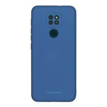 Funda de Silicon Suave Molan Cano Para Motorola Moto G9 Play Azul