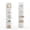 White, variant on Patiojoy 5-Tier Wall Mounted Shelf Unit Floating Vertical Storage Shelves with Wood Grain Rustic Brown