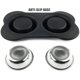thumbnail image 5 of Comedero grande negro, antiderrame y antideslizante de silicona para perros, con alfombrilla de acero inoxidable para la comida y comedero automático., 5 of 5