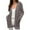 Coffee, variant on Women's Autumn Winter Casual Knit Cardigan Solid Color V-Neck Mid-Length Long Sleeve Pocket Outerwear Blue,M