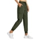 thumbnail image 2 of Pantalones ligeros de cargo para mujer: pantalones de senderismo con 5 bolsillos, UPF 50+, cintura elástica, puños elásticos en los tobillos, para actividades al aire libre/entrenamiento., 2 of 8