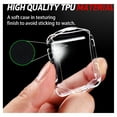 thumbnail image 5 of SPYCASE Clear Case Compatible for Apple Watch 41mm with Buit in TPU Screen Protector All-Around Protective Case High Defination Ultra-Thin Cover for Apple Watch 41mm Series SE 8 7 Clear (2 Pack), 5 of 7