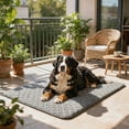 thumbnail image 3 of Large Dog Crate Pad with Non-Slip Base, Washable Kennel Mat 40.55x24.8in, 3 of 6