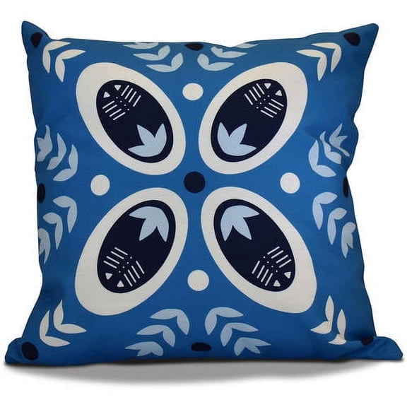Simply Daisy Tradition Geometric Print Outdoor Pillow