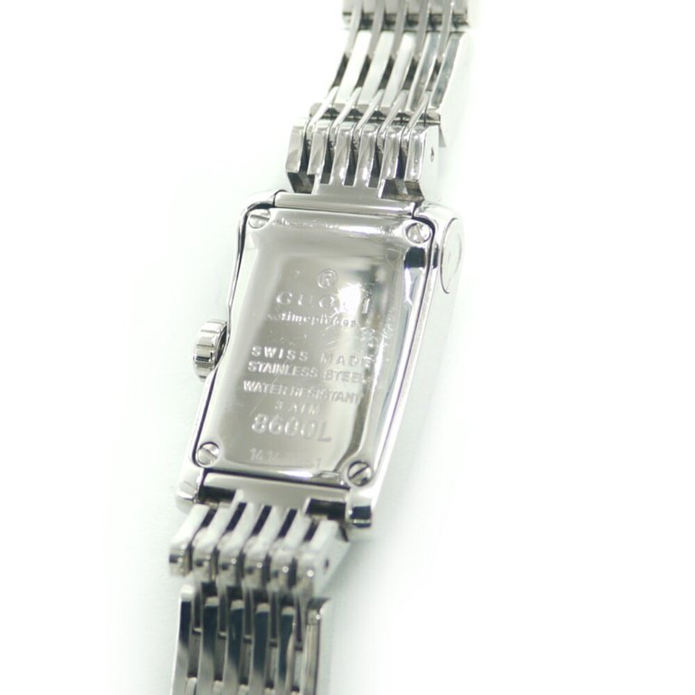 Pre-Owned GUCCI Gucci G Metro square quartz pink shell dial ladies