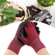 thumbnail image 4 of Guantes de protección de trabajo, 1 par de guantes de jardinería de nailon antideslizantes, guantes impermeables, durabilidad mejorada, 4 of 8