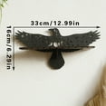 thumbnail image 4 of Sinyiin Wall Mounted Floating Shelf for Plant Figurines Display, Hawks Shaped Wall Shelf Wall Decors Wall Wood Storage Shelves, 4 of 10