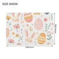 thumbnail image 4 of Yayeee Bath Rug for Bathroom Floor Non Slip Rectangle Fluffy Soft Absorbent Mat, 16"x24", Pink Easter Eggs, 4 of 7