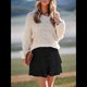 thumbnail image 4 of Falda Pantalón Estilo Bohemio con Volantes y para Mujer, Estilo Casual, de Cintura Alta, Color Negro, Talla XL, 4 of 8