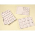 thumbnail image 7 of Unique Bargains 2pcs Stackable Velvet Jewelry Organizer Trays with Removable Dividers Light Pink-24 Grid Tray, 7 of 7