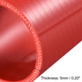 thumbnail image 4 of Unique Bargains 63mm 2.48' ID Universal Auto Straight Silicone Coupler Turbo Pipe Replacement 76mm Red, 4 of 4