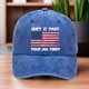 thumbnail image 3 of Is't It Past Your Jail Time Bandera Americana Sombrero Divertido Casual Simple para Hombres Mujeres, 3 of 6