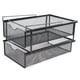 thumbnail image 5 of Organizador extraíble para armario, caja de almacenamiento para artículos diversos, fácil instalación con cajón deslizante negro, 5 of 9