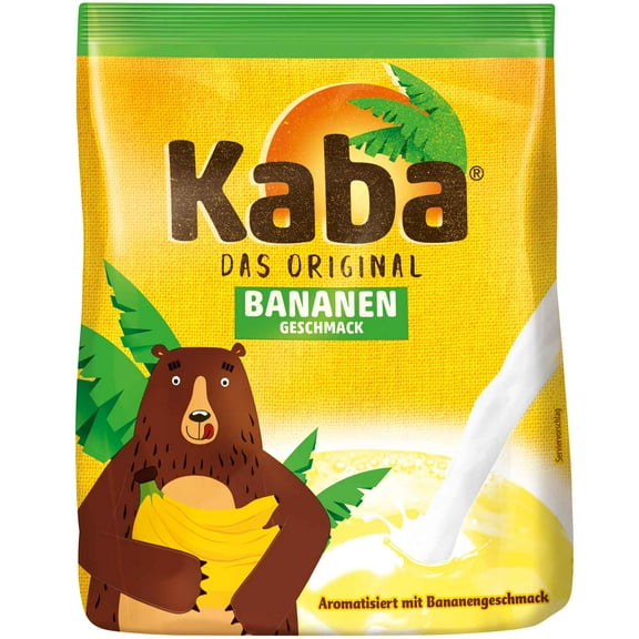 KABA milk drink mix: BANANA Refill bag 400g