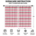 thumbnail image 2 of Blackout Kids Curtains,Red and Green Christmas Pattern Childrens Insulated Curtains Set Of 2,Bedroom Essentials,Toddler Room Decor 52"x84", 2 of 5