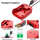 thumbnail image 3 of Adaptador Power Wheel CHoiKWong para Milwaukee M18 18V con interruptor y fusible, 3 of 7