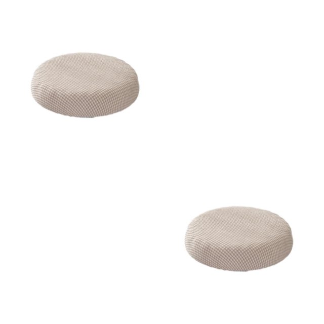 Redempat Seat Covers Grippers Backing And Elastic Band For Versatile On Most Stools khaki 2Set
