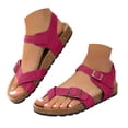 thumbnail image 3 of enyan Platform Flip Flops Womens Arch Support Flip Flops Comfortable Yoga Mat Slip on Summer Beach Walking Thong Cushion Sandals,B,Size 9, 3 of 6