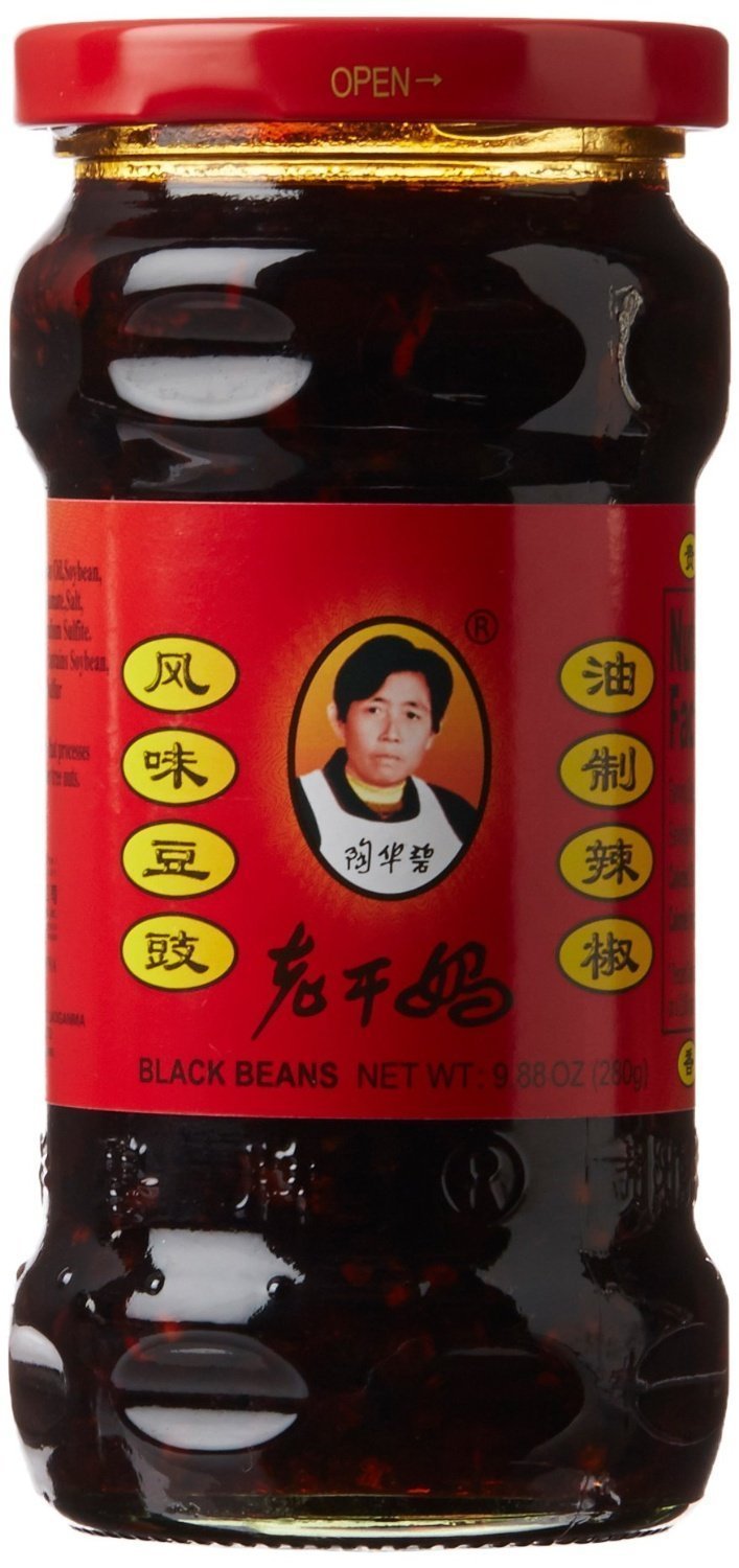 NineChef Bundle - Black Bean Sauce (Black Bean in Chili Oil Sauce) - 9.88oz (Pack of 3) + 1 NineChef Brand Long Handle Spoon