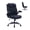 Black, variant on Accreate Heavy Duty Executive Office Chair, 350 Lbs Capacity Ergonomic Computer Chair with Lumbar Support, PU Leather Desk Chair with Flip-Up Arms for Home & Office