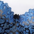 thumbnail image 5 of Xijirk Women Bra Underwire Floral Lace Sheer Mesh Bow Decoration Adjustable Shoulder Straps for Everyday Occasion Wear,Blue,100, 5 of 9