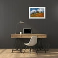thumbnail image 3 of Gavrilis, John 14x11 White Modern Wood Framed Museum Art Print Titled - Poppies-Trees And Clouds, 3 of 4