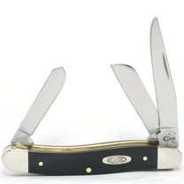 WR Case XX Pocket Knife 22413 BLACK SYNTHETIC MEDIUM STOCKMAN(2318 SS)