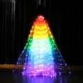thumbnail image 4 of SEAMEXICO Alas De Danza Del Vientre , Luminosas Con Palos Telescópicos LED , Fiesta Universal De Mariposa Espectáculos Fluorescentes Rendimiento Traje Adulto, 4 of 4