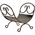 thumbnail image 1 of Homebasix CPO90503AC3L Porte-Bûches, Finition Bronze Antique, 1 of 3
