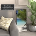 thumbnail image 3 of 3 ft. Short Double Sided Beach Canvas Folding Screen, 3 of 7