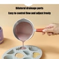 thumbnail image 5 of 2pcs Hot Chocolate Melting Pot Set - Stainless Steel Mini Heater, Milk Chocolate Wax Warmer, Home Candy Making Kit, Heat Resistant Melting Pot for DIY Dessert Craft Projects, 500ml, Mint Green, 5 of 7