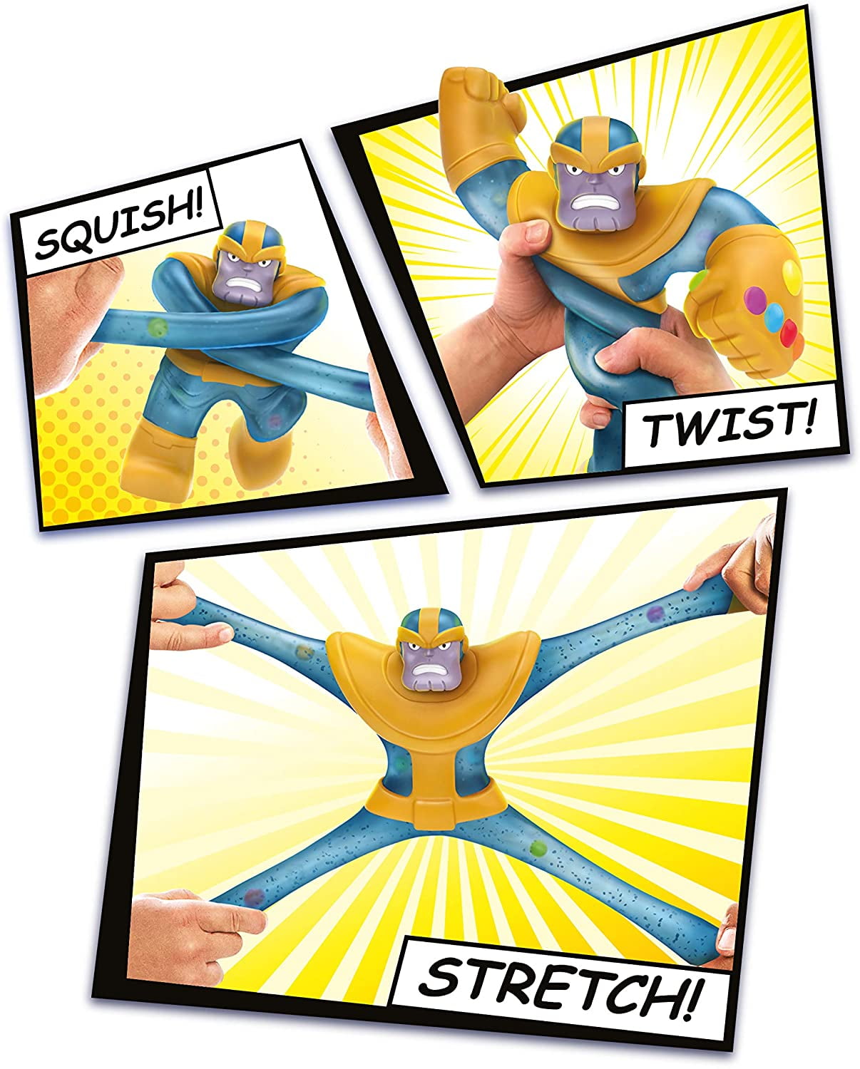 Heroes of Goo Jit Zu Licensed Marvel Supagoo Hero Pack - Thanos, Ages 4+