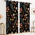 thumbnail image 4 of Tchckioa Tribal Floral Blackout Curtains for Bedroom,42x96 Inch Farmhouse Thermal Insulated Grommet Drapes,Set of 2, 4 of 8