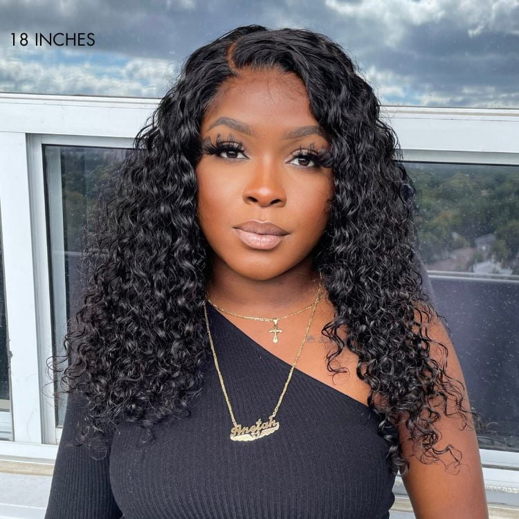 LUVME 3pcs Deep Wave 100% Virgin Human Hair Curly Bundles