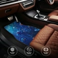 thumbnail image 6 of Naloa Deep Sea Glowing Fishes Car Foot Mat Set of 4 Pieces - Universal Floor Liner Neoprene Full Set Floor Mats for Cars Trucks SUV, 6 of 7