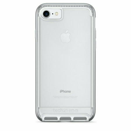 Tech21 Evo Elite Soft Ultra Thin Back Cover TPU Protective Case for iPhone 7 - Silver