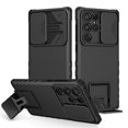 thumbnail image 1 of Armor Case Compatible With Samsung Galaxy S23 Ultra, Heavy Duty Protective Case With Slide Camera Cover & Kickstand, 1 of 5