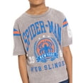 thumbnail image 6 of Spider-Man Boys Mineral Washed Graphic Football Tee with Short Sleeves, Sizes 4-18, 6 of 10