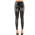 thumbnail image 1 of LAVRA Women's Metallic Shiny Full Length Leggings, 1 of 2