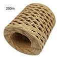 thumbnail image 5 of Walbest 1 Roll 656-Feet Raffia Yarn Eco-friendly Paper Rope, Decorative Wrapping Gift Raffia Packaging Paper Yarn, Paper Twine Wrapping Ribbon for Christmas DIY Craft Baking Packing, 5 of 7