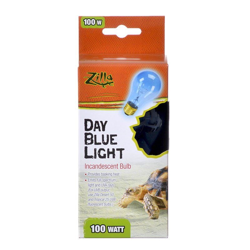 NEW Zilla Incandescent Bulb Day Blue Light and Heat 100 Watt 3 Pack SHIPS FREE 