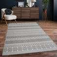 thumbnail image 5 of Paco Home Modern Oudoor Rug with Bohemian Ornaments in Grey-White - 2'8" x 4'11" (3'x5'), 5 of 5