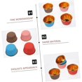 thumbnail image 3 of 100pcs DIY Pattern Mixed for Decors Wedding Festival Desserts Yogurt Thickened Ramekins Cuake Wrappers Exquisite Baking Balls Assorted Christmas Cups Greaseproof, 3 of 5