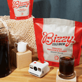 thumbnail image 7 of Bizzy Organic Cold Brew Coffee Bags, Medium Roast, Smooth & Sweet, Coarse Ground, 12 Count, 7 of 7