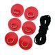 thumbnail image 4 of Kit de aparejo de cubierta Sunnimix de amortiguador elástico 6 Almohadilla de choque rojo, 4 of 8